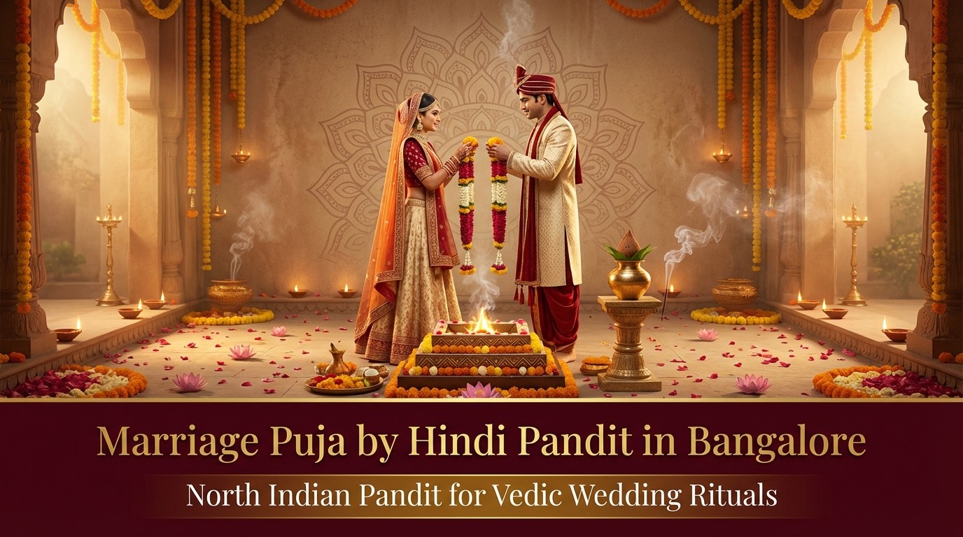 Wedding mandap ceremony for sacred vows